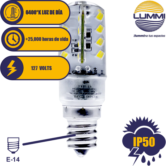 Foco cacahuate T20 LED 3W (E14R3SMD/LD) - LumyventJC