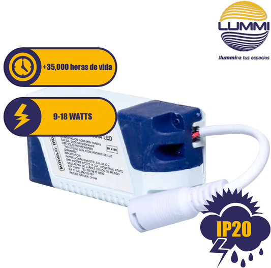 Driver LED 9-18W (DRV9-18W) - LumyventJC