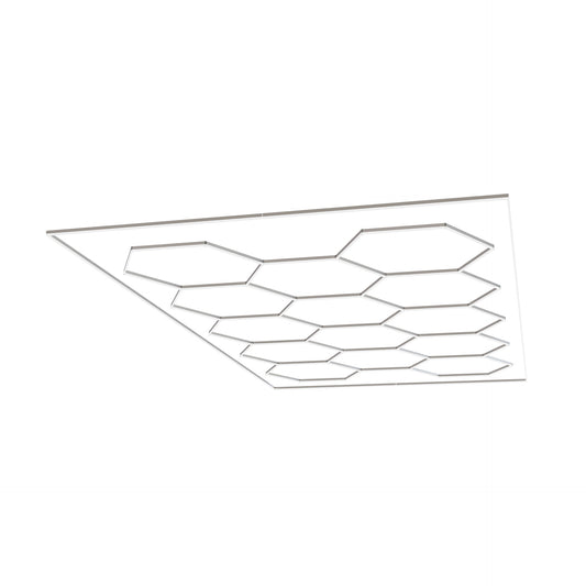 HP-LED-KIT LUMNARIO KIT DE OLUMINACION LED PARA FORMAR PANEL HEXAGONAL Y MARCO - LumyventJC