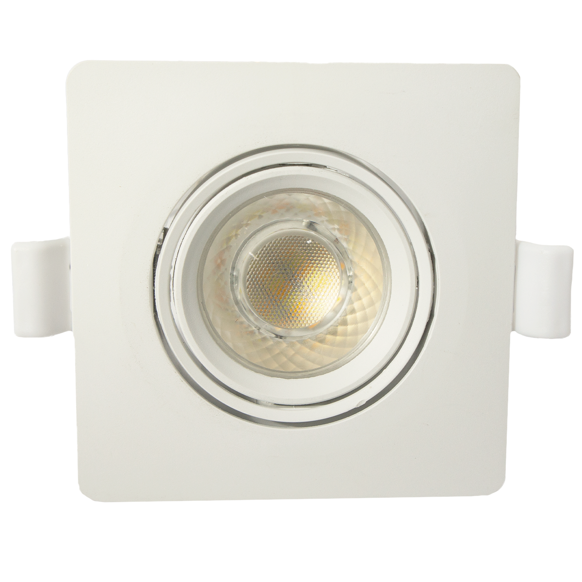 Luminaria LED dirigible de empotrar cuadrada de 7W (1612)