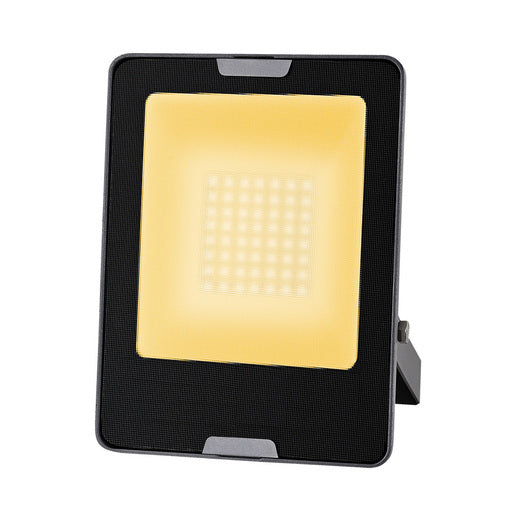 Reflector LED Exterior 50 W, Luz Ámbar, IP65, IK07, No Atenuable, LED integrado