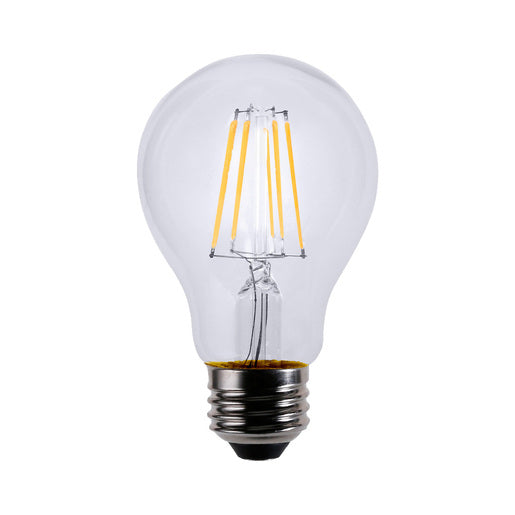 Foco A19 360° LED Filamento 7 W, Luz Cálida Suave, Base E27, No atenuable
