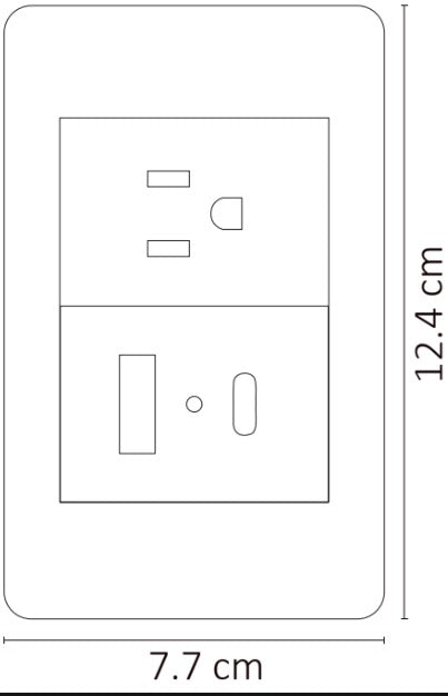 APL-107 CAJA DE 10 PIEZAS DEPLACA DE CONTACTO Y 2 SALIDAS USB (TIPO A y TIPO C)