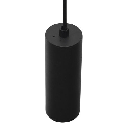 DECORATIVO COLGANTE CILÍNDRICO NEGRO INTERIOR PARA GU10 - LumyventJC