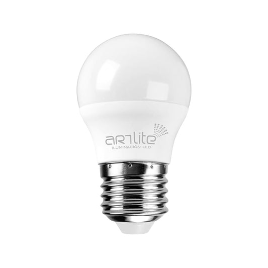 ALA-009 50 PZAS DE LAMPARA LED BULBO E26/E27 3W BLANCO CÁLIDO