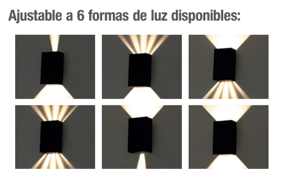 Ipsa Luminaria Decorativa para Muro, Modelo ARDECO2LMV-LED/10W