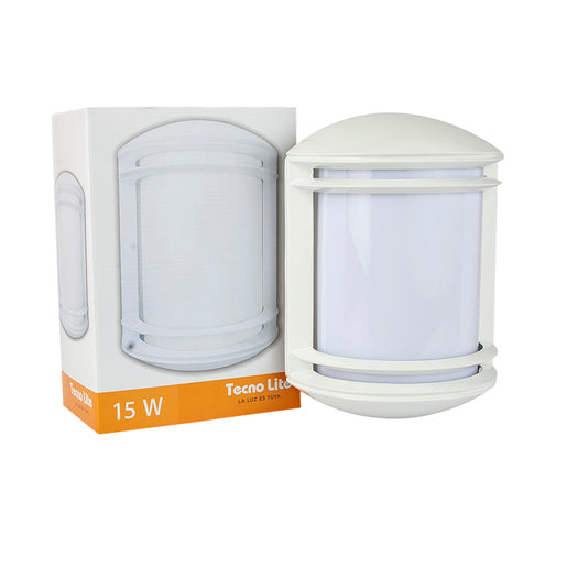Lámpara de exterior para sobreponer, Base E27, IP44, No incluye foco - LumyventJC