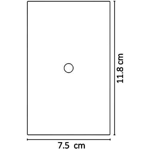 APL-410 PLACA LUXURY DE CONTACTO COAXIAL PARA TELEVISIÓN COLOR GRIS OXFORD