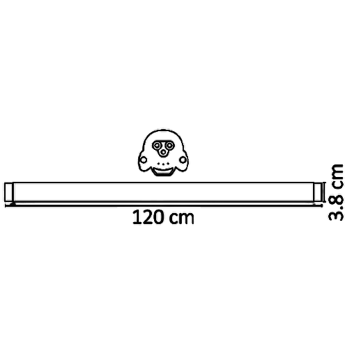 ATU-004 CAJA DE 30 PZAS TUBO LED T8 CON BASE TRANSPARENTE 18W BLANCO FRÍO