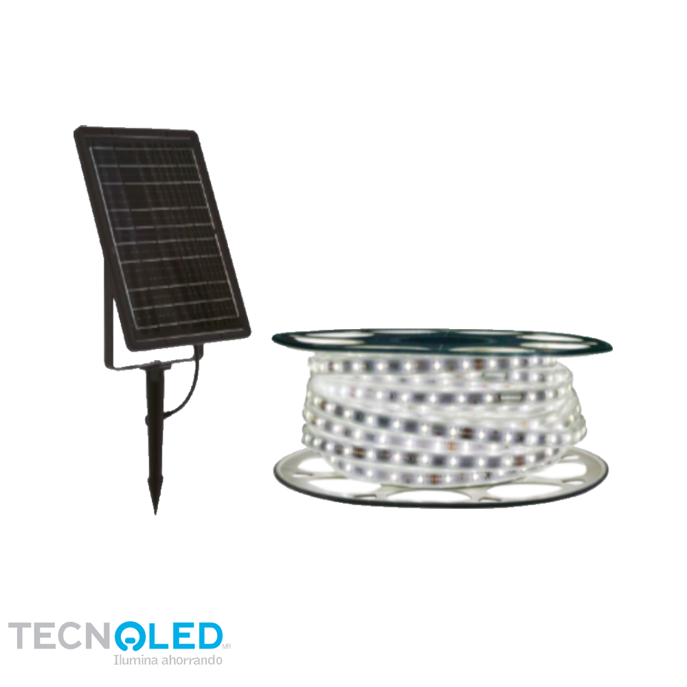 Manguera LED Solar Blanco Cálido. SO-ML20BC