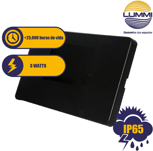 Luminario de cortesía LED 3W (WL3NE/BC) - LumyventJC