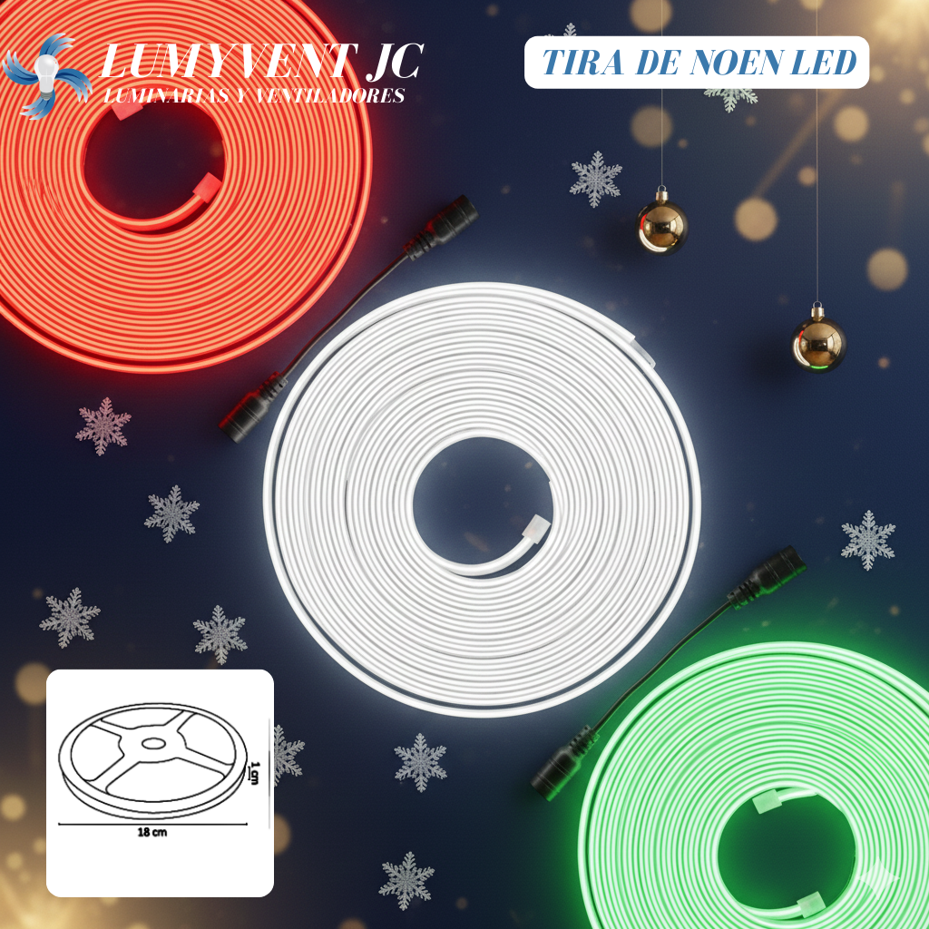 Tira de neon led 12v