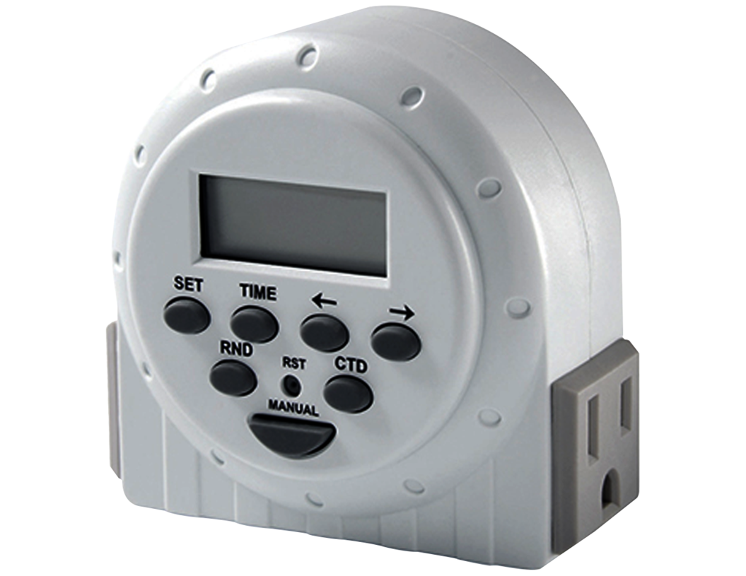 Temporizador (Timer) Digital P/Interior Doble Contacto
