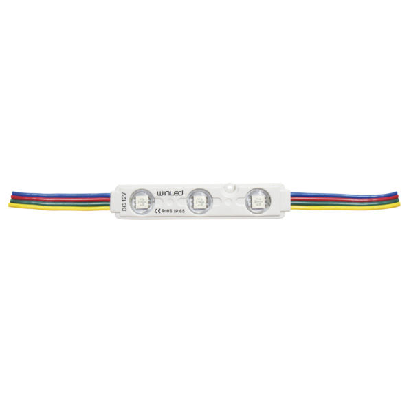 MÓDULO 3 LED SMD 5050 EXTERIOR RGB