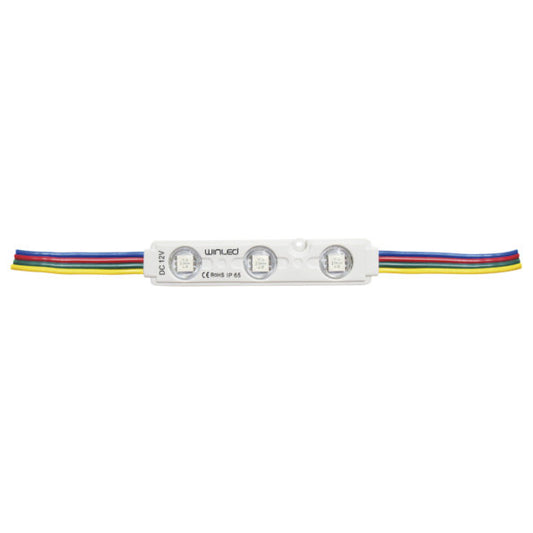 MÓDULO 3 LED SMD 5050 EXTERIOR RGB