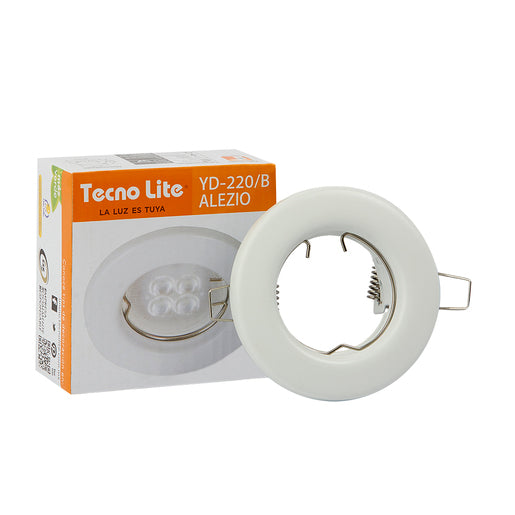 Lámpara Downlight Empotrable Compacto, Potencia Máx. 6 W, Base GX5.3, Foco MR16 no incluido