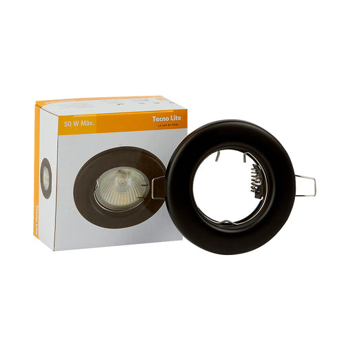Lámpara Downlight Empotrable Compacto, Potencia Máx. 6 W, Base GX5.3, Foco MR16 no incluido