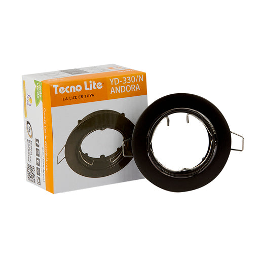 Lámpara Downlight Empotrable Dirigible, Potencia Máx. 6 W, Base GX5.3, Foco MR16 no incluido