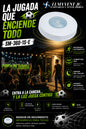 SM-360-1S-E Sensor de movimiento infrarrojo con un sensor para sobreponer en techo