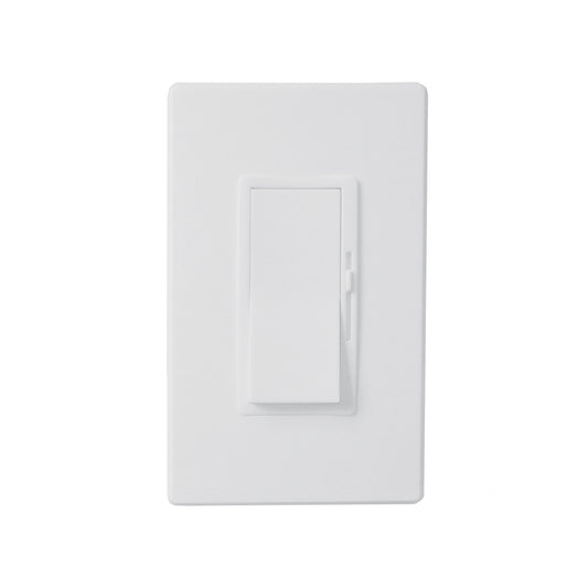 Interruptor de pared con regulador de potencia uso interior.