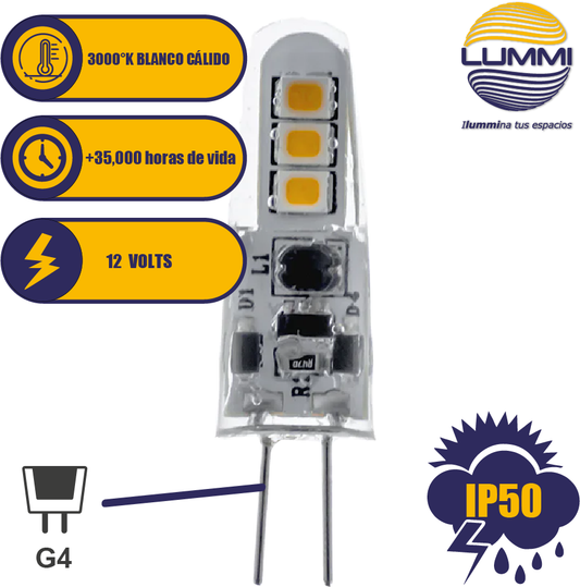 Foco cacahuate LED 2W (G4LED2/BC) - LumyventJC