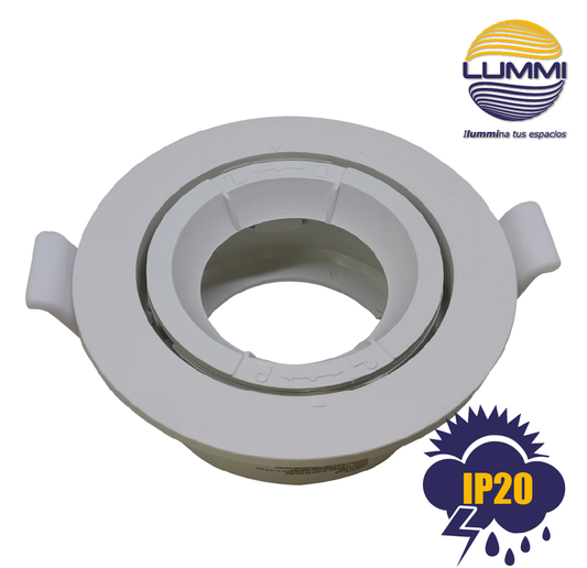 Luminarias fijas de empotrar para lámparas MR11 y MR16 (EM73B) - LumyventJC