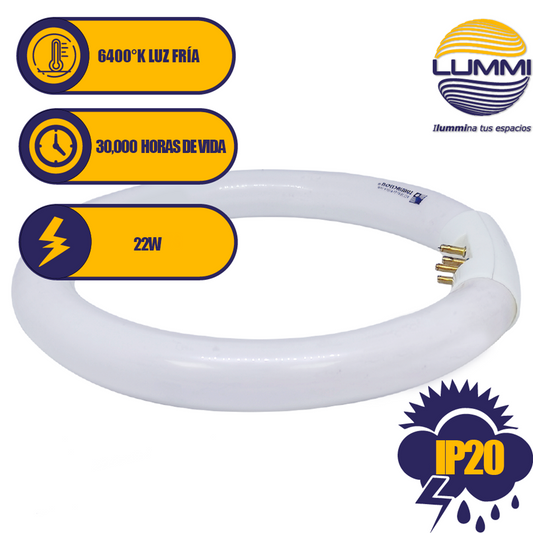 Tubo circular T5 185mm 22W (FCL22) - LumyventJC