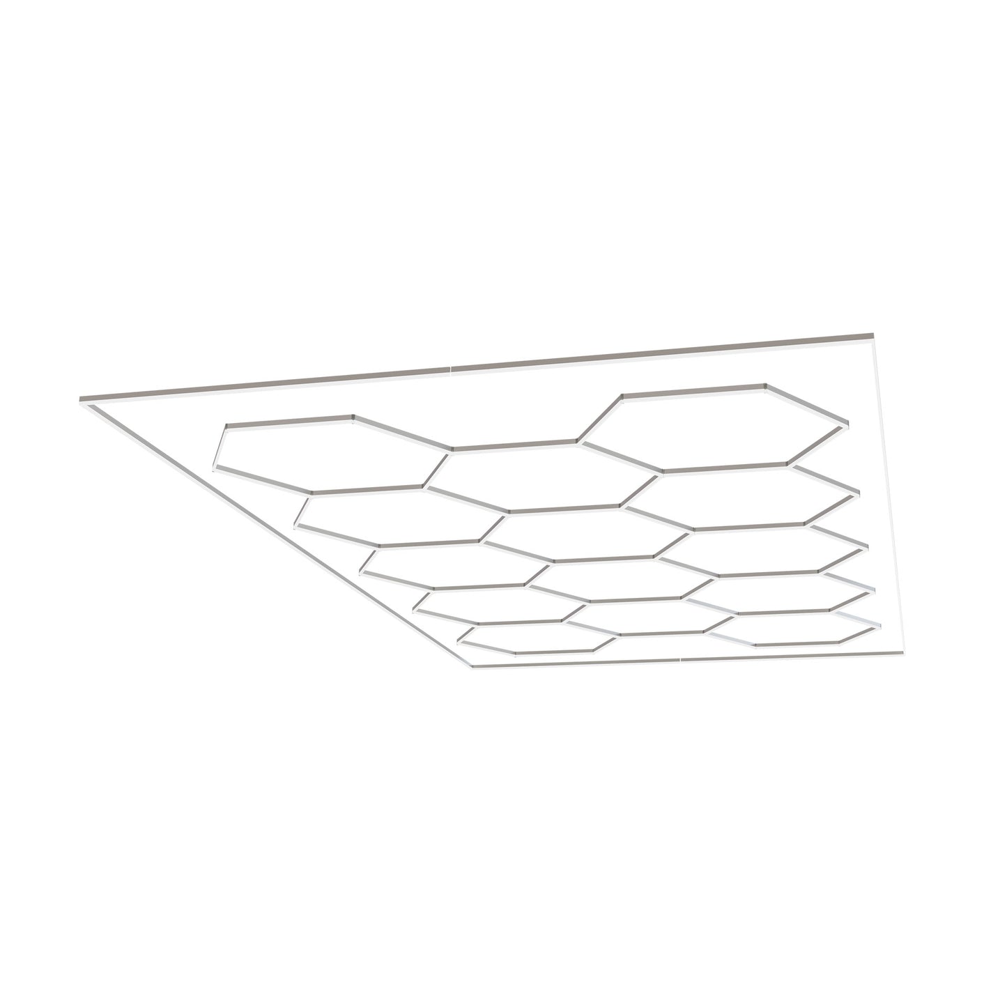 HP-LED-KIT LUMNARIO KIT DE OLUMINACION LED PARA FORMAR PANEL HEXAGONAL Y MARCO - LumyventJC