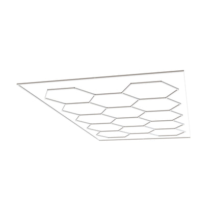 HP-LED-KIT LUMNARIO KIT DE OLUMINACION LED PARA FORMAR PANEL HEXAGONAL Y MARCO - LumyventJC