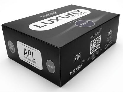 APL-604 CAJA DE 10 PIEZAS DE PLACA LUXURY DE CONTACTO DOBLE COLOR NEGRO
