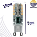 G9R3SMD/BC FOCO CACAHUATE LED G9 3W BLANCO CALIDO 3000K