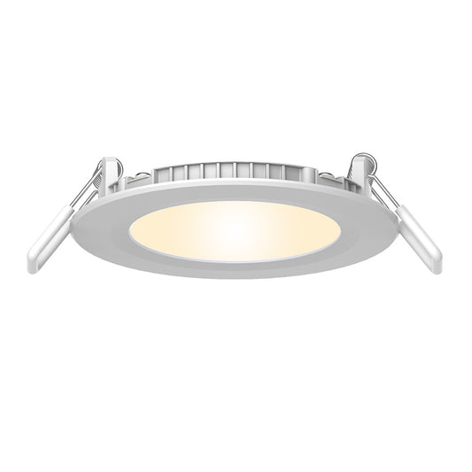Lámpara Downlight LED Empotrable 9 W, Luz Cálida Brillante, No atenuable, LED integrado