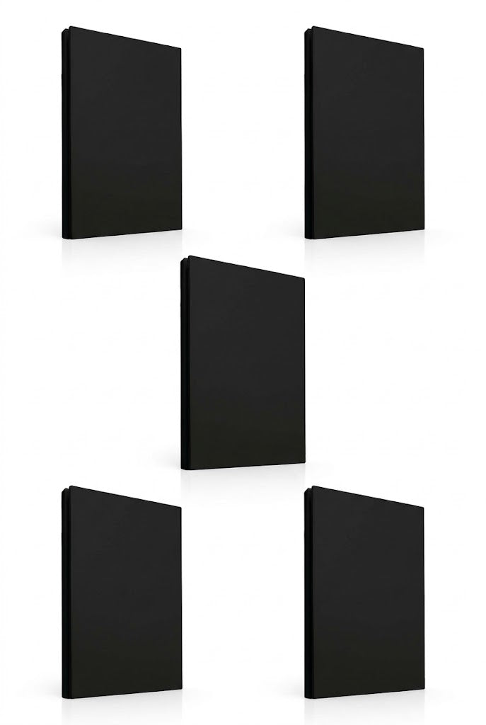 APL-601 5 PIEZAS DE PLACA LUXURY APAGADOR DE 1 INTERRUPTOR 3 VÍAS NEGRO