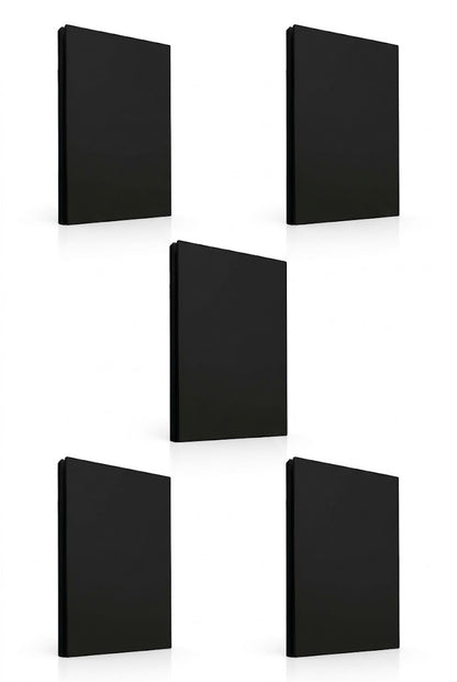 APL-601 5 PIEZAS DE PLACA LUXURY APAGADOR DE 1 INTERRUPTOR 3 VÍAS NEGRO