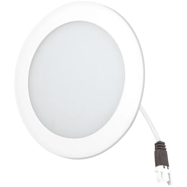 117916 luminario LED Luz blanca Aksi 12W Empotrable Circular UltraDelgado - LumyventJC