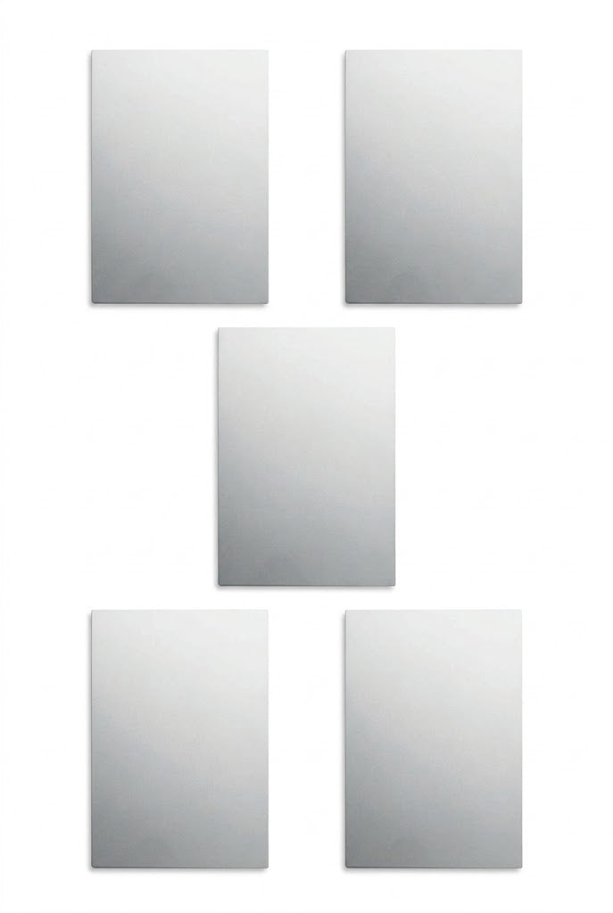APL-701 5 PIEZAS DE PLACA LUXURY APAGADOR DE 1 INTERRUPTOR 3 VÍAS BLANCO