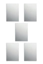 APL-701 5 PIEZAS DE PLACA LUXURY APAGADOR DE 1 INTERRUPTOR 3 VÍAS BLANCO