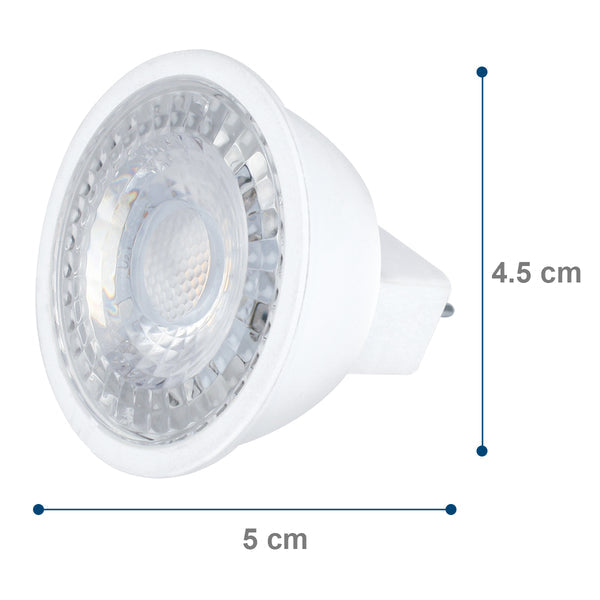 121033 Foco LED Aksi 3W MR16 Base GU5.3 Luz Cálida