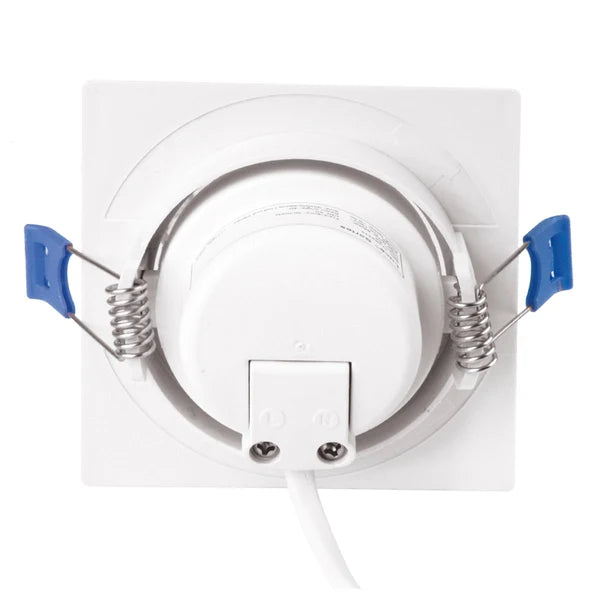 121103 Spot Aksi 7W Cuadrado LED Empotrable Dirigible Luz Blanca - LumyventJC