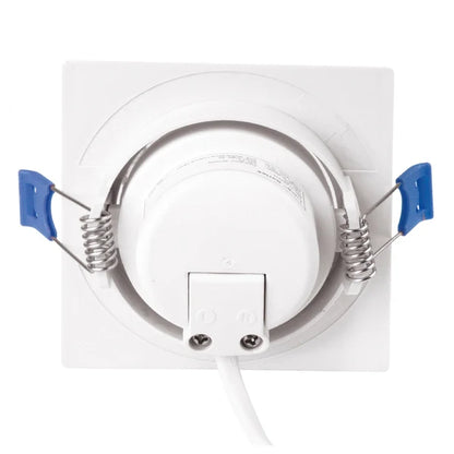 121103 Spot Aksi 7W Cuadrado LED Empotrable Dirigible Luz Blanca - LumyventJC