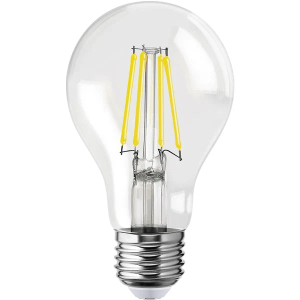 122226 Foco LED Aksi 4W A19 Filamentos E27 Bombilla Traslúcida Lila - LumyventJC