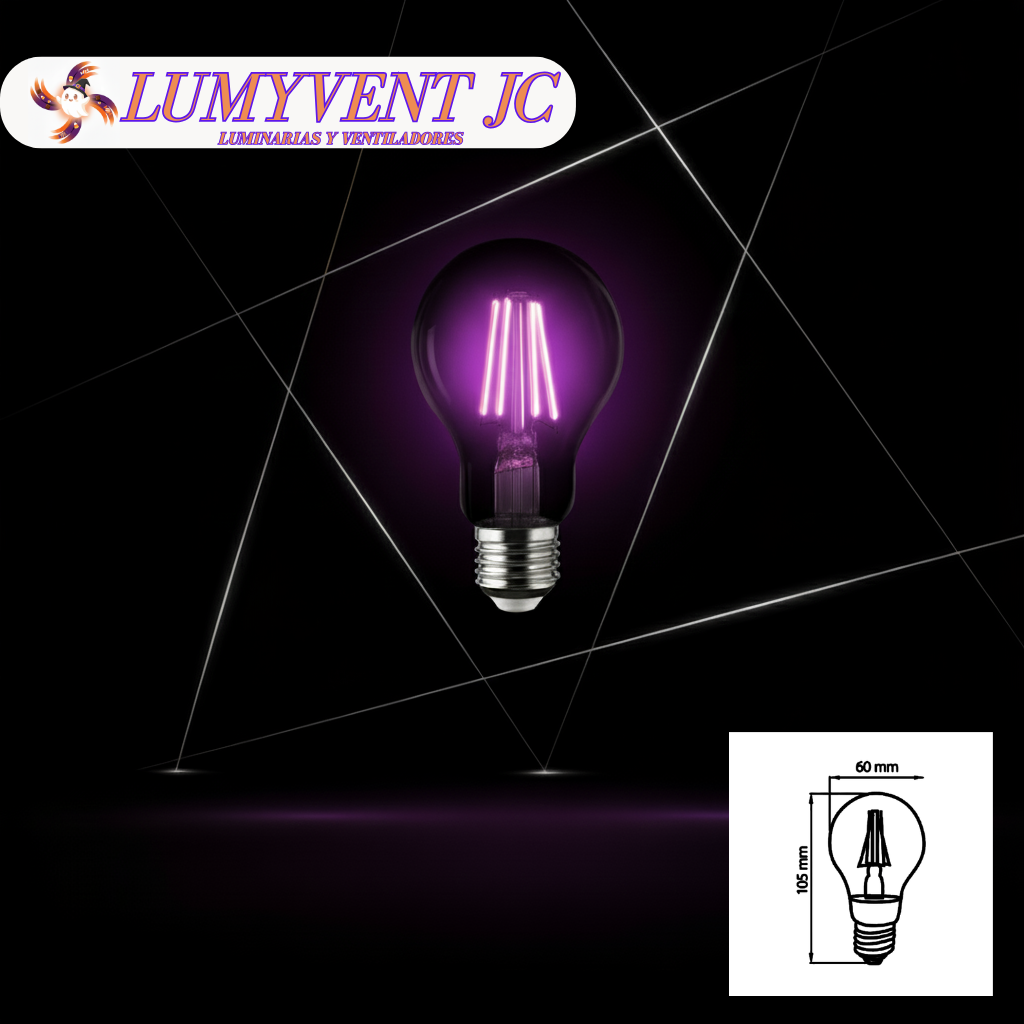 LED Filamento Morado - LumyventJC