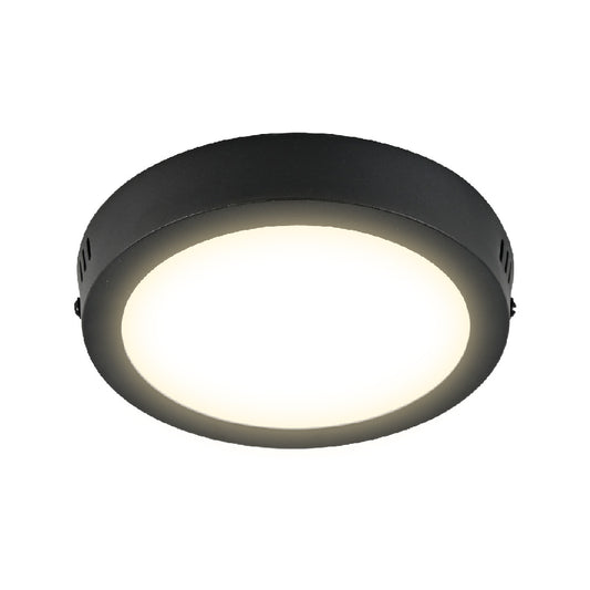 Lámpara Plafón LED Techo 12 W, Luz Cálida Brillante, Interiores, No atenuable, LED integrado