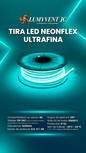 MRX1330 ROLLO 50M TIRA LED NEONFLEX ULTRAFINA AGUAMARINA 127V/C-10CM
