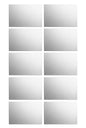 APL-712 10 PIEZAS DE PLACA LUXURY DE TAPA CIEGA COLOR BLANCO