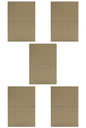 APL-502 5 PIEZAS DE PLACA LUXURY APAGADOR DE 2 INTERRUPTORES 3 VÍAS COLOR ORO