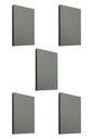 APL-401 5 PIEZAS DE PLACA LUXURY APAGADOR DE 1 INTERRUPTOR 3 VÍAS COLOR GRIS OXFORD