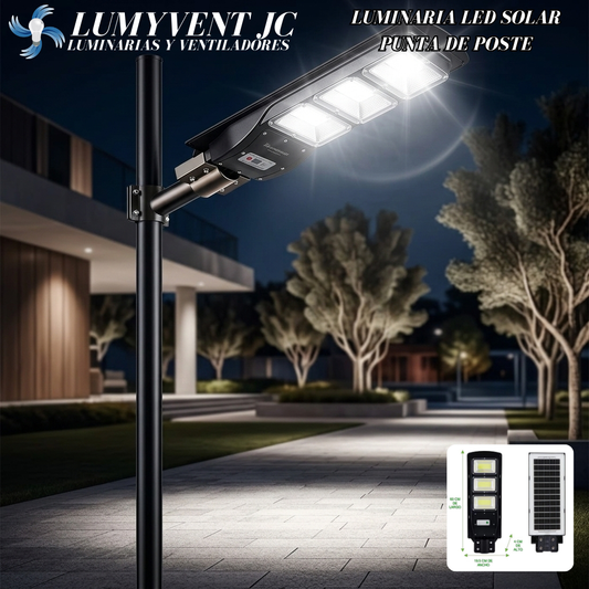 ZL-RS-100W LUMINARIA LED SOLAR PUNTA DE POSTE