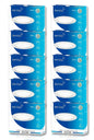 ADO-008 10 PIEZAS DE PÁNEL LED REDONDO SLIM 12W EMPOTRABLE BLANCO CÁLIDO