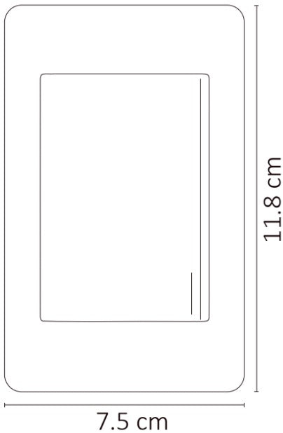 APL-301 5 PIEZAS DE PLACA NEGRA APAGADOR DE 1 INTERRUPTOR Y 3 VÍAS
